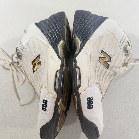 Vintage New Balance 880 Mens White Blue Leather Basketball Shoes Size 10 BB880NV main image 5